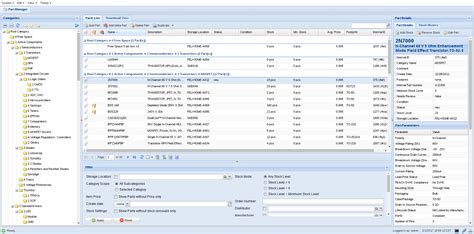free electronic component inventory software.